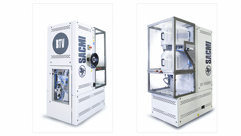 BTV900: MÁQUINA REBORDEADORA PARA TAMPAS DE ALUMÍNIO