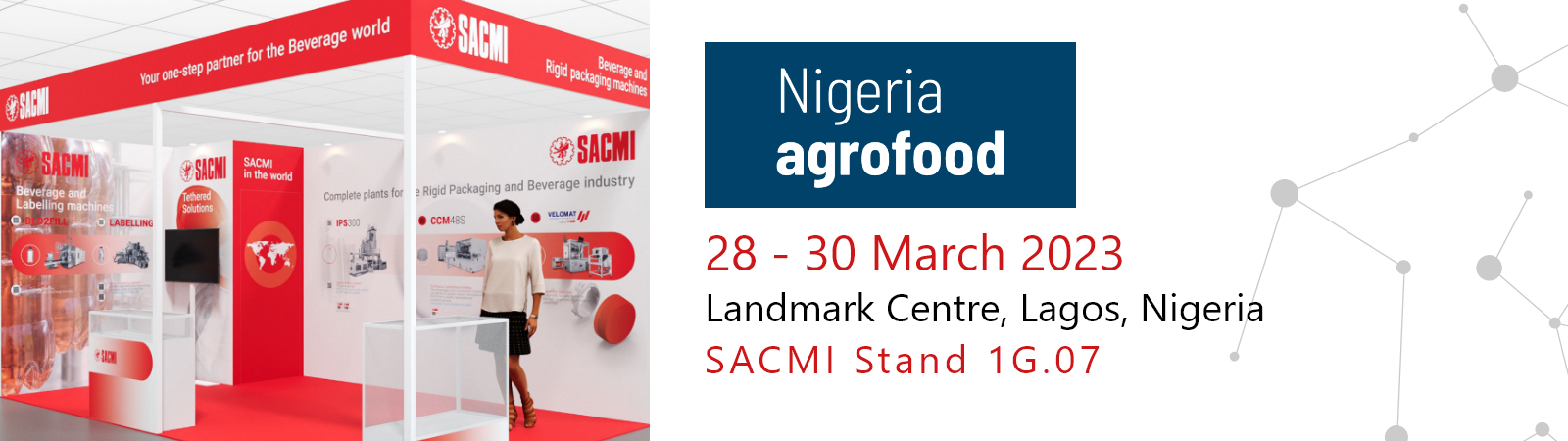 “Il packaging costruito intorno a te”. SACMI ad Agrofood Nigeria 2023