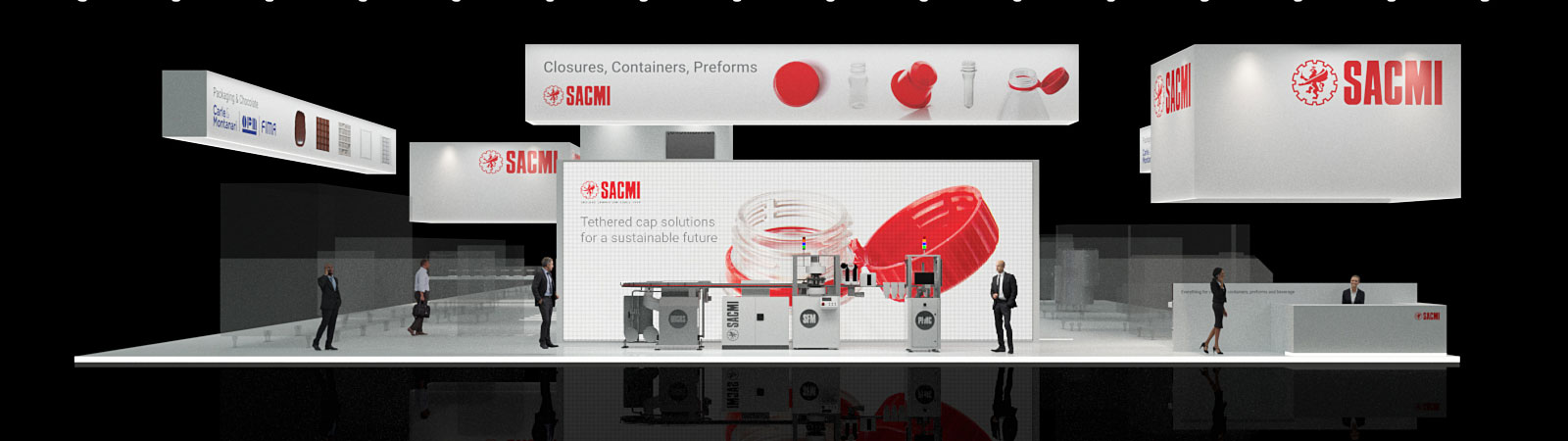 Tethered r-evolution, SACMI virtual booth a Interpack 2020