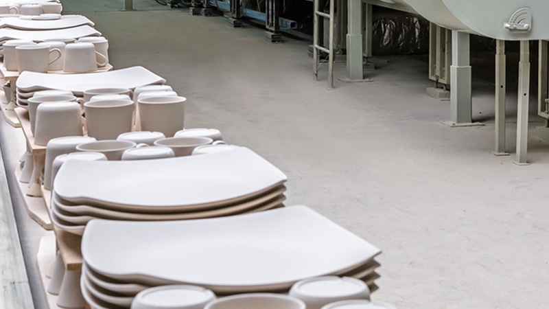 Towards a tableware recycling chain
