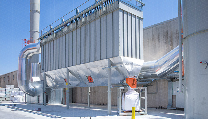 Filtros industriais para o departamento de preparação do corpo da cerâmica