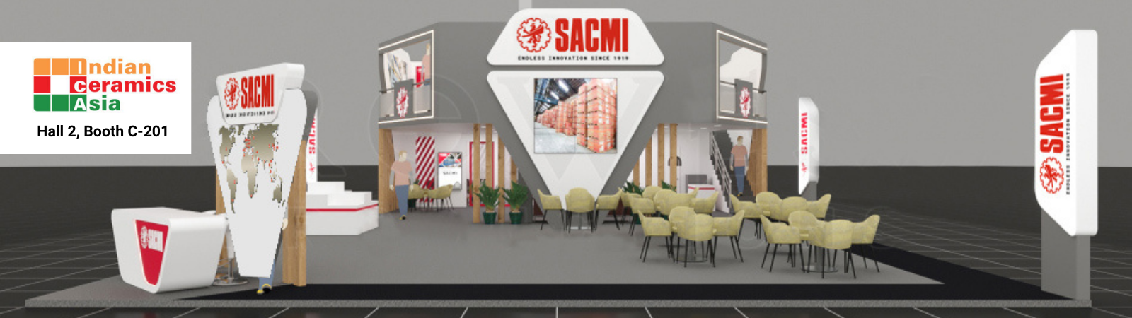 Torna Indian Ceramics (6-8 aprile 2022): qualità e versatilità al top ed energy saving premiano il prodotto SACMI