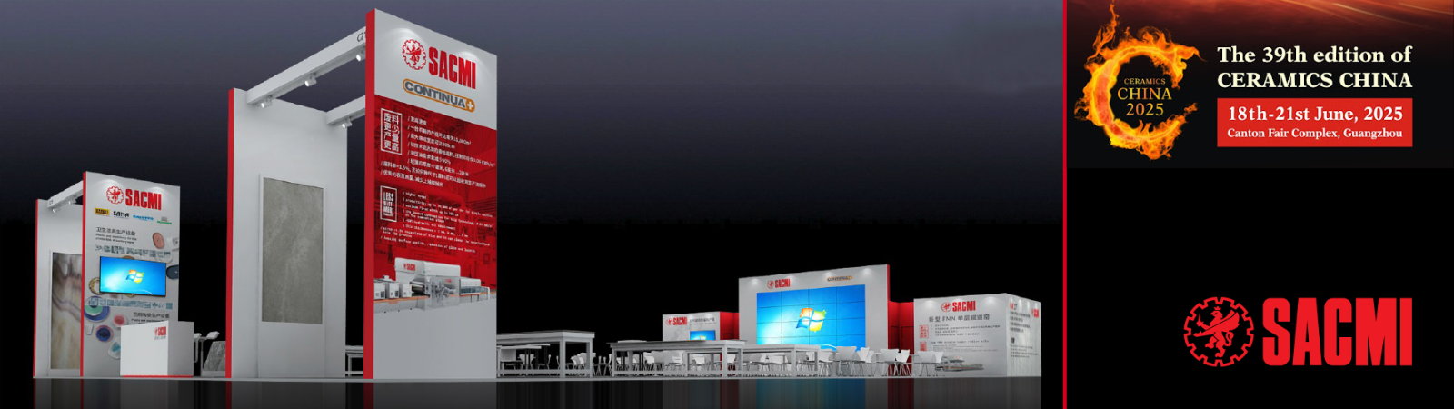 Fast, efficient, digital: the SACMI easy Factory takes center-stage at Ceramics China 2025